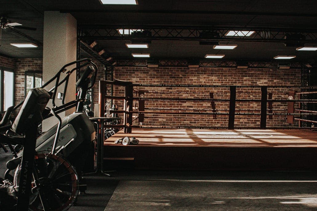 Boxring in der Sportschule Fırat Arslan